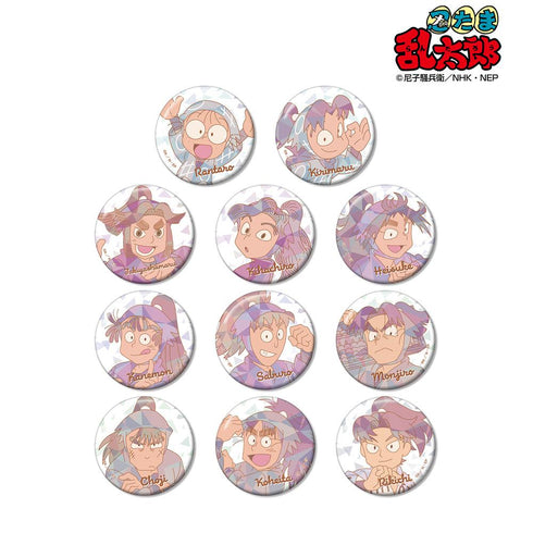 『忍たま乱太郎』トレーディング プリズムパターン 缶バッジ ver.A(単位/BOX)【202509再販】